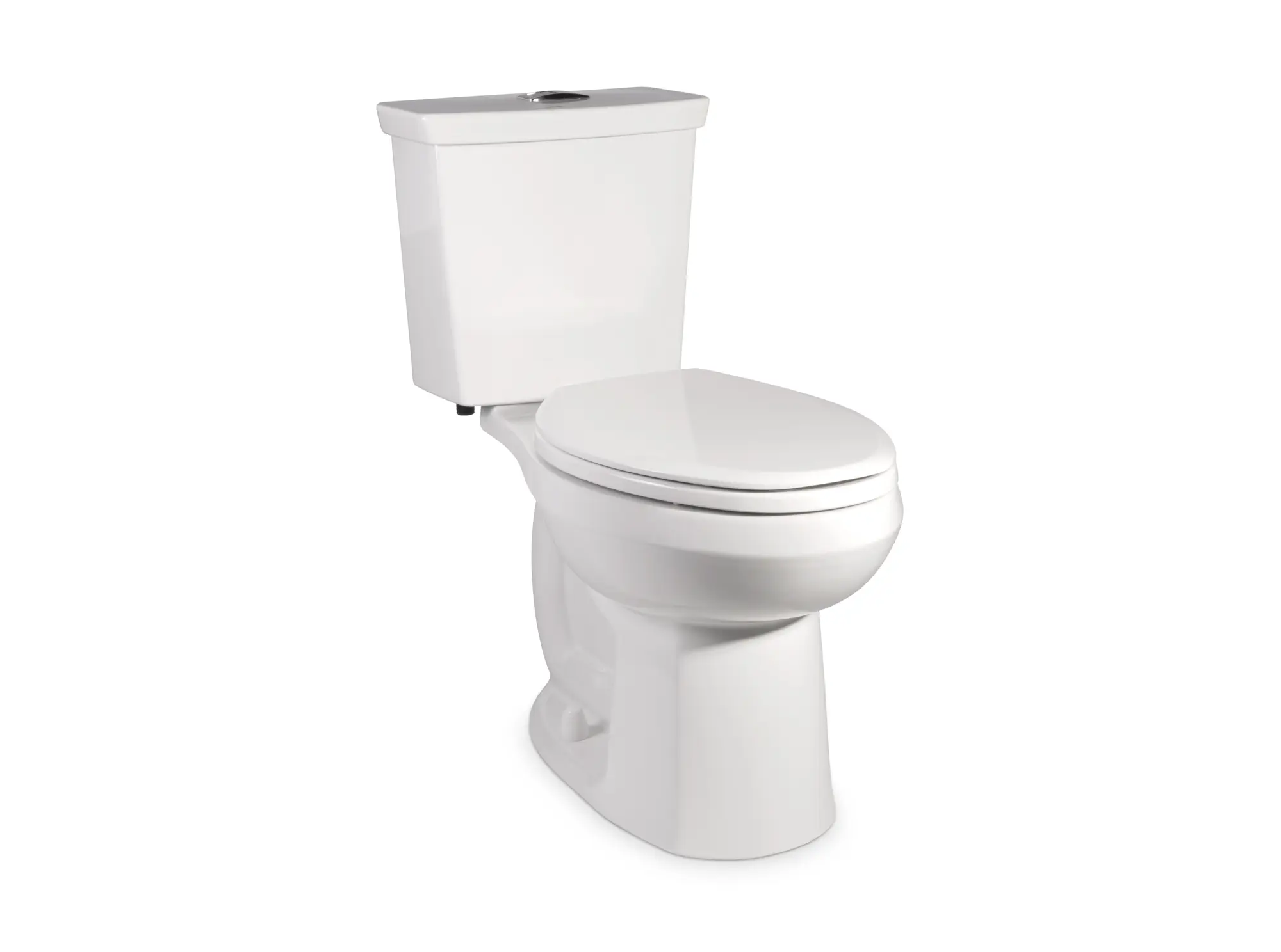 Ravenna 3 Two-Piece Dual Flush 1.6 gpf/6.0 Lpf and 1.0 gpf/3.8 Lpf Chair Height Elongated Complete Toilet With Seat and Lined Tank